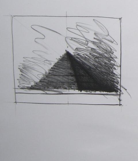 Pyramid (From Time Site) by Tim Storrier, 1981