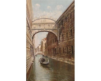 The Bridge of Sighs, Venice - F. Pinci