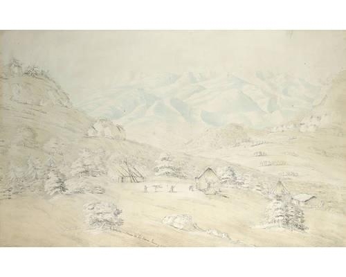 4 works: In Galicia - Carnas de la Sierra by General Sir Robert William Gardiner, 1808