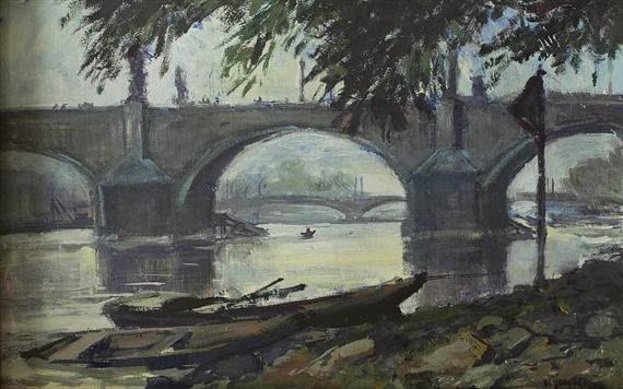 Prague bridges by Václav Junek