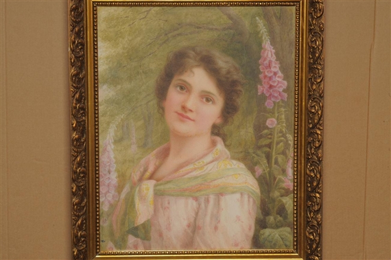Portrait of a Victorian girl by E.L. McCloy