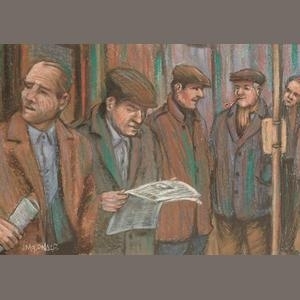 Waiting for a bus by James McDonald