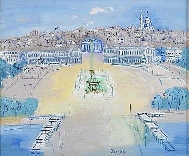 Place de la Concorde - Paris by Jean Dufy