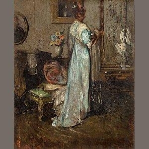 Lady in blue - Maurice Molarsky