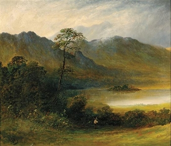 GOING FISHING, GRASSMERE WESTMORELAND - J. Ellis