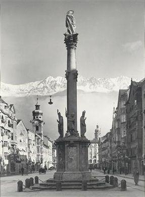 Artwork by Adalbert Defner, Innsbruck: Maria-Thersienstr, Made of silver gelatin