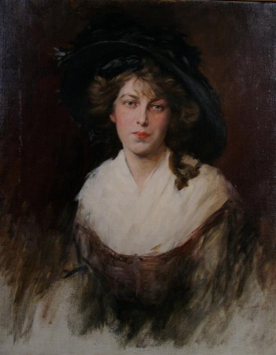Lady in a Black Hat by Walter MacEwen
