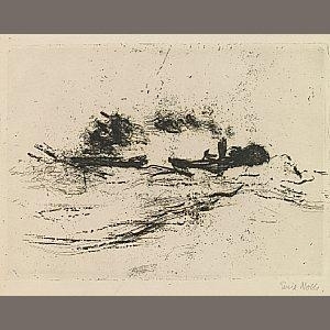 Schlepper by Emil Nolde, 1910