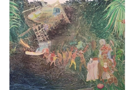 "Mata Atlantica" by Los Angeles based artist Aaron Morse on view at Country Club