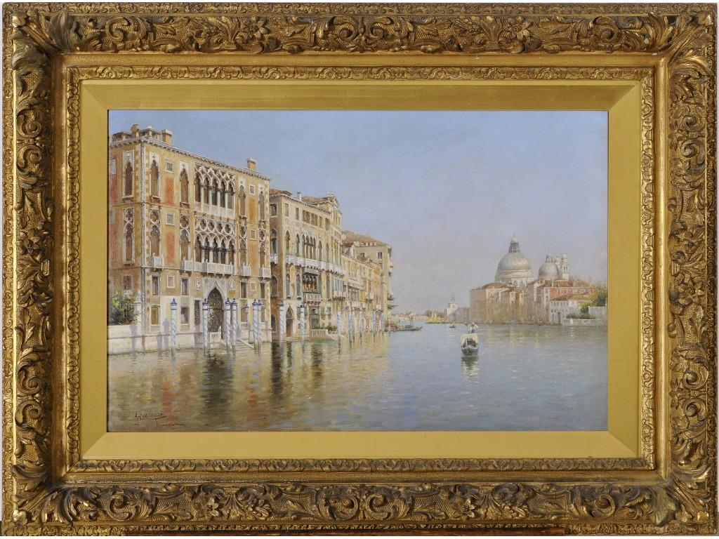 Artwork by Rafael Senet, Venice, Made of oil on canvas
