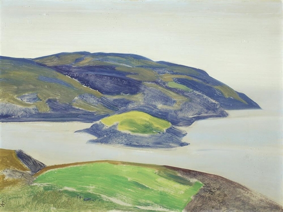 Study of a Shore by Nicholas Roerich, 1923