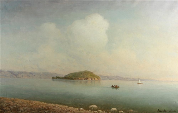 Lake Seven by Georgii Zakharovitch Bashindzhagian, 1911