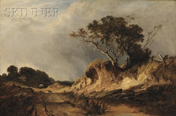 Landscape with Figures by Winckworth Allan Gay