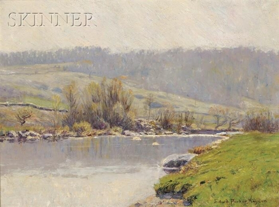 River in Spring by Edward Parker Hayden
