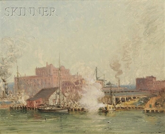 South Boston, Stone Wharf... - Frederick Mortimer Lamb