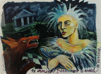 Woman and Wolf - Carter Hansen