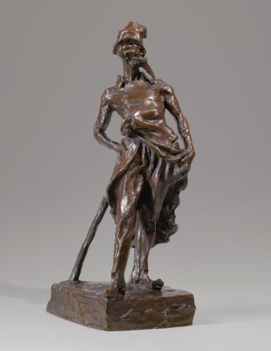 Figurine Ratapoil En Bronze - Reproduction D'époque 1850 - Hauteur 14cm - Neuve