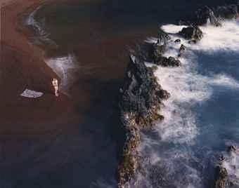 Artwork by Beahan & McPhee, Kaihalulu (Red Sand), Beach, Kauiki, Maui, Hawaii, 1996, Made of archival pigment print