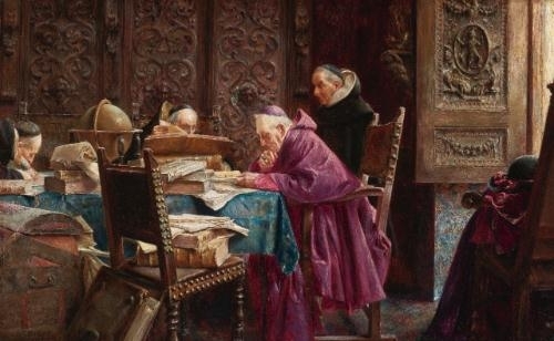 The Cardinals by José Gallegos y Arnosa, 1905