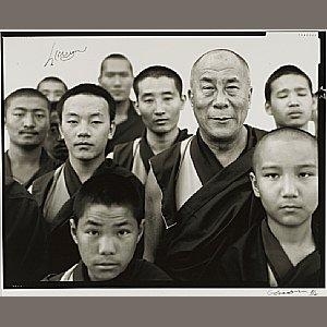 His Holiness, the Fourteenth Dalai Lama by Richard Avedon, 1998