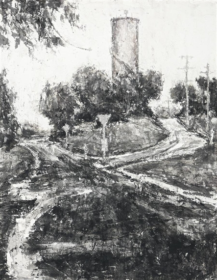 WOOLI WATERTOWER by Nicholas Harding, 1996