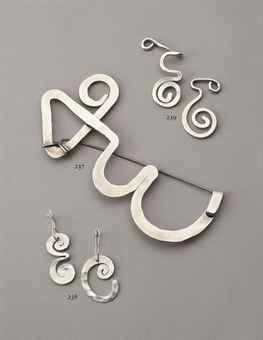 Artwork by Alexander Calder, Untitled (Necklace Clasp), Made of silver