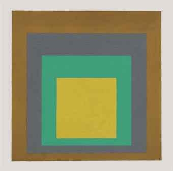 Homage to the Square by Josef Albers, 1957