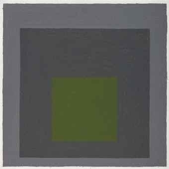 Homage to the Square by Josef Albers, circa 1963