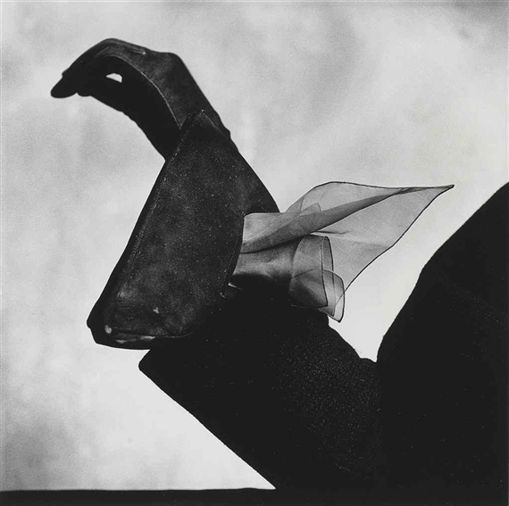 Kerchief -- Glove (Dior), Paris by Irving Penn, 1950