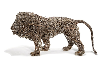 Haystack Lion (Curly Tail) by John McQueen, 1999