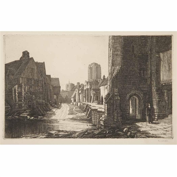 The Ford by Frederick Landseer Maur Griggs, 1915