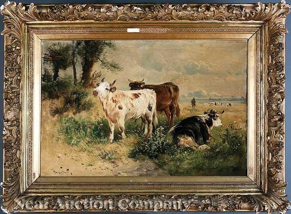 Herd of Cows in a Landscape by Henry Schouten