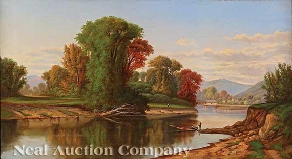 Ohio River Valley Landscape by Robert S. Duncanson