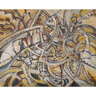 COMPOSITION FUTURISTE - Jules Schmalzigaug