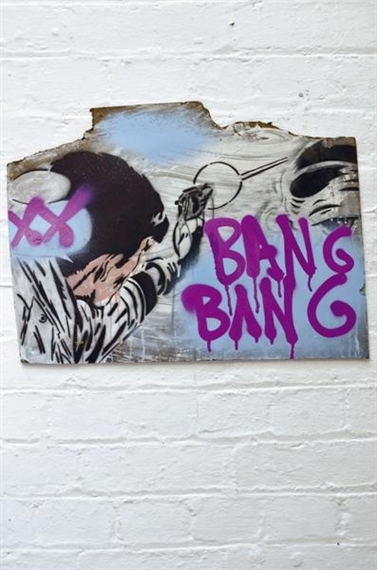 Untitled ("bang bang" - pistol shooter) by Andrew McDonald, 2003