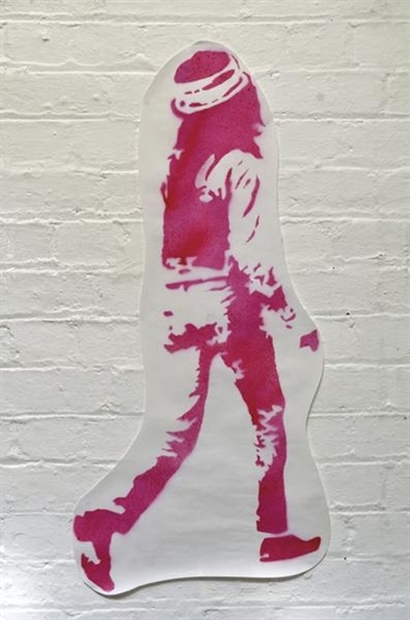 Untitled (Pink Dread Walking)