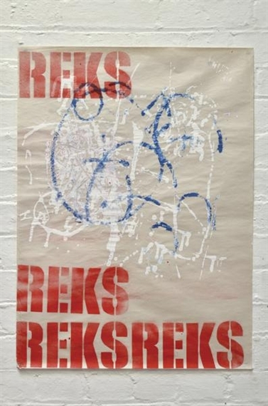 Untitled (Red Reks Blue & White) by Greg Hilleard, 2005