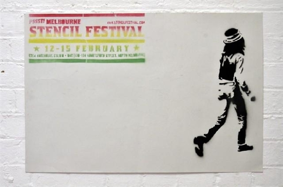 Melbourne Stencil Festival Poster (Dread)