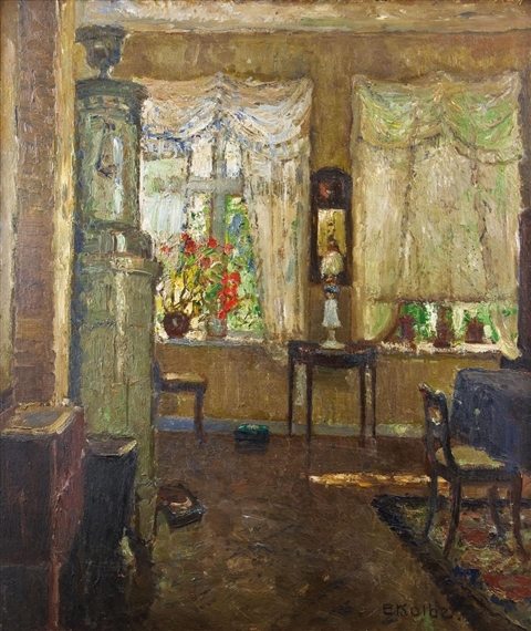 Interior View by Ernst Kolbe