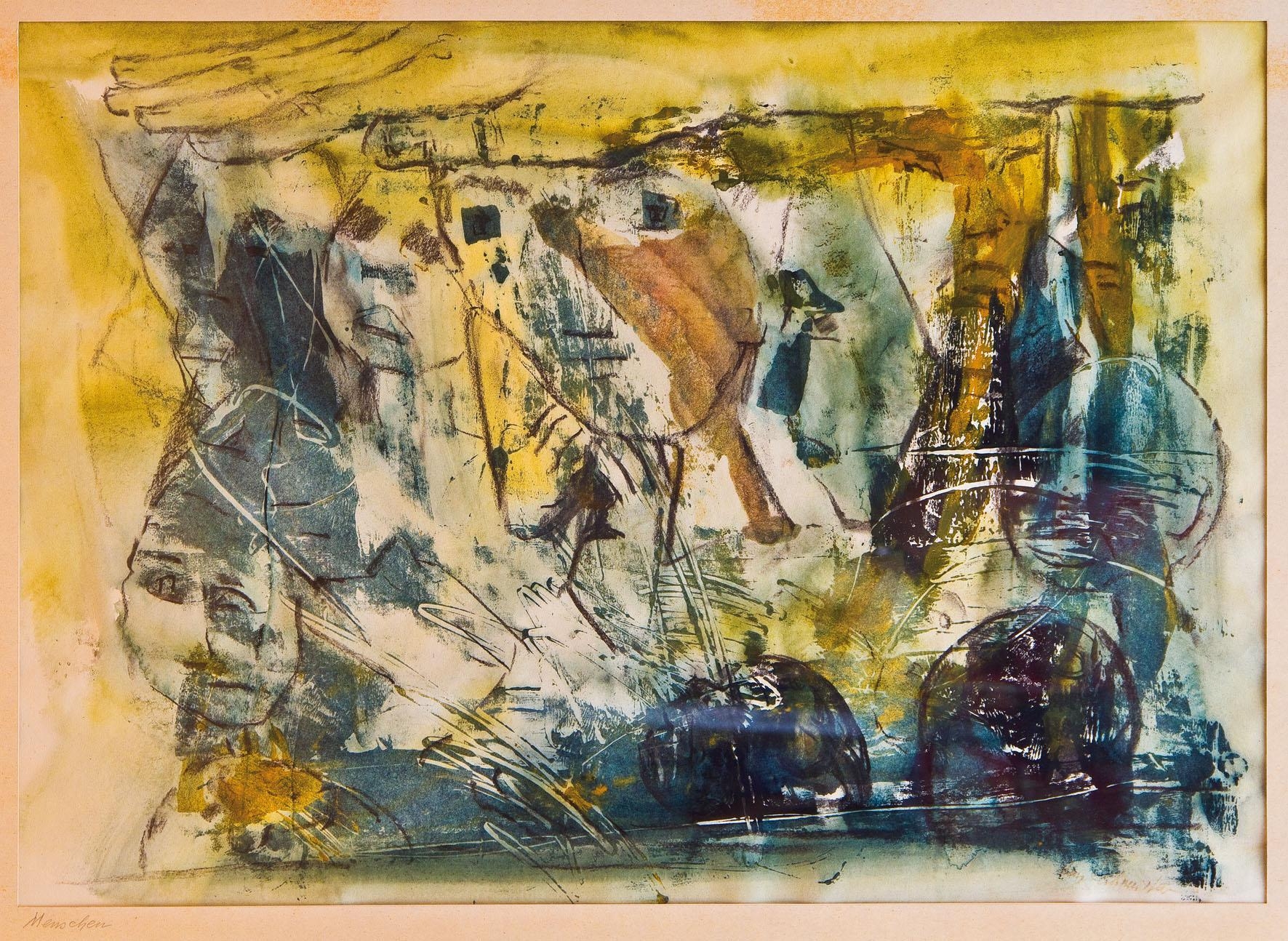 Artwork by Hans Zechmeister, Convolute of three prints and novel illustrated by Zechmeister "Fin Root"