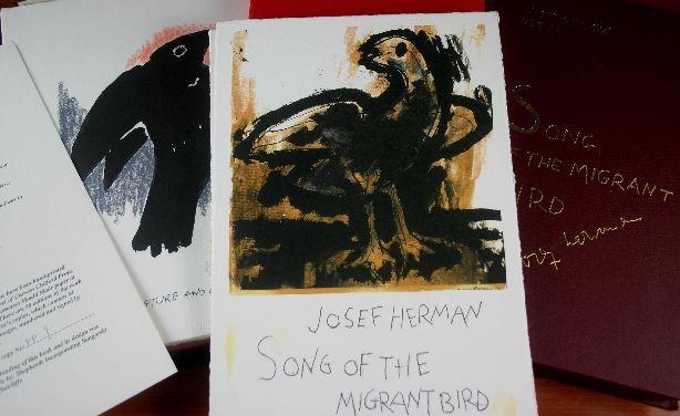 Artwork by Josef Herman, The Song of the Migrant Bird, Made of lithograph