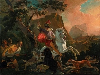 THE HUNT - Abraham Hondius