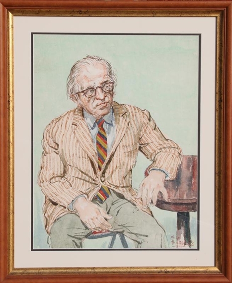 Philip Reisman | Portrait of a Man (1962) | MutualArt