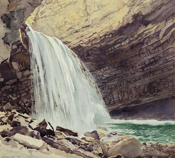 The Cave, Johnson's Creek by Walter Joseph Phillips