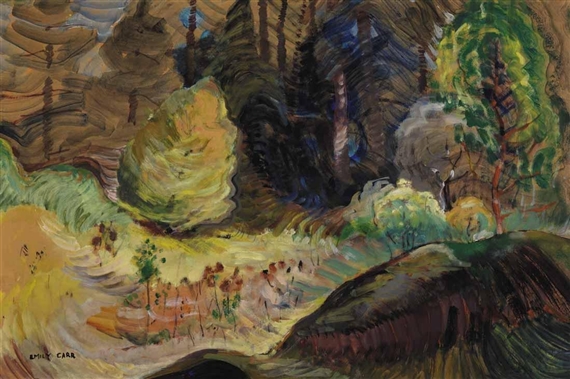 Autumn Woods by Emily Carr, 1935
