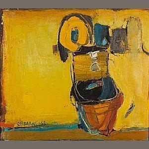 Flowers in Harvest by Raimonds Staprans, 1962