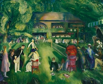 TENNIS AT NEWPORT - George Bellows