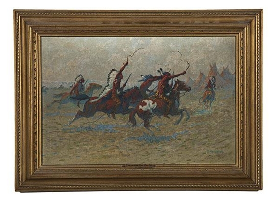 Cheyenne War Party by William Meuttman