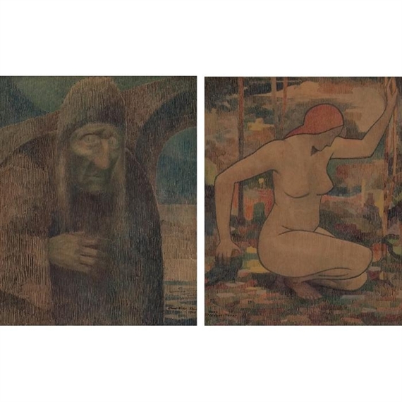 Figure Studies by Hans Furer, 1923