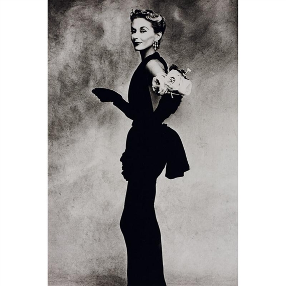 Woman with Roses (Lisa Fonssagrives-Penn) by Irving Penn, 1950
